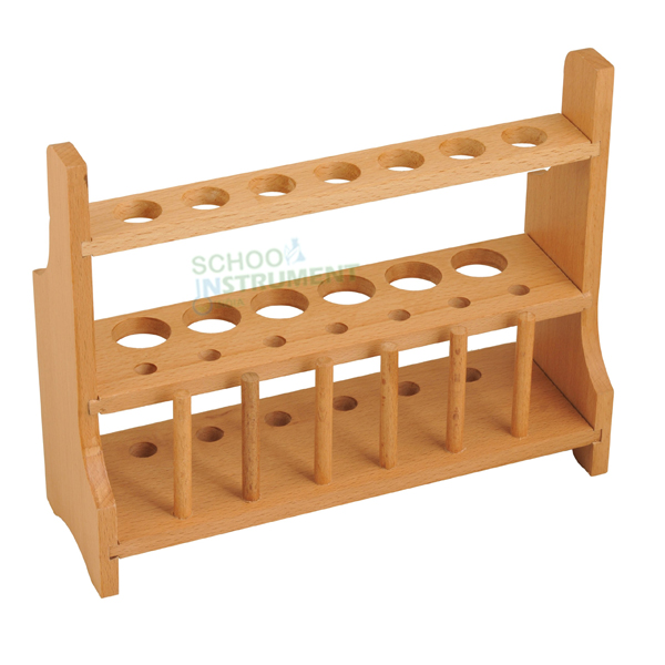 Test Tube Stand and other Laboratory Products of Steamed Beech